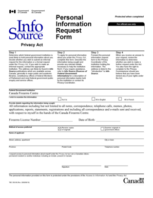Privacy Act Personal Information Request Form