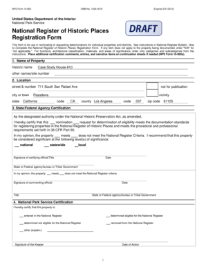 National Register of Historic Places Registration Form