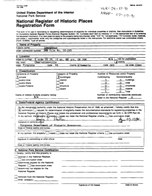 National Register of Historic Places Registration Form