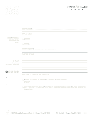 Business Credit Application Form