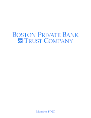Borrower Financial Statement Worksheet - Boston Private