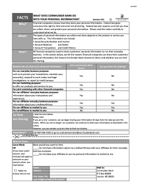 Cornhusker Bank Privacy Notice