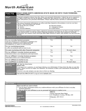 North American State Bank Privacy Notice