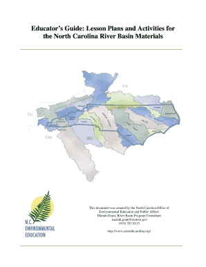 North Carolina River Basin Education Guide