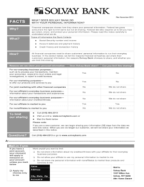 Solvay Bank Privacy Policy Notice