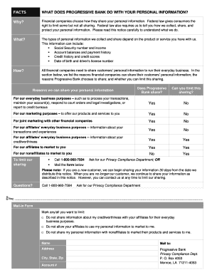 Progressive Bank Privacy Notice
