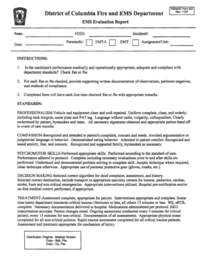 EMS Evaluation Report