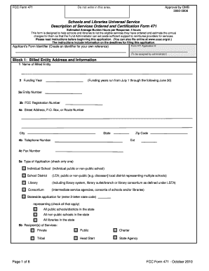 FCC Form 471