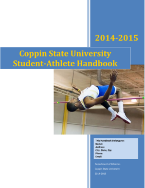 Student-Athlete Handbook - Coppin State University Athletics