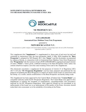 Supplement to the Base Prospectus