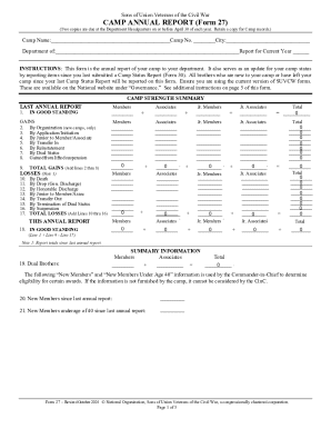 SUVCW Form 27, rev. 10-2024