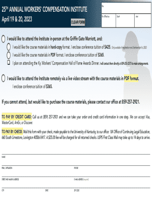 25th Annual Workers' Compensation Institute