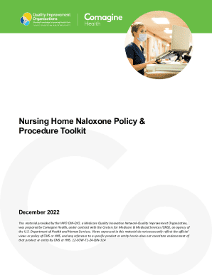 Nursing Home Naloxone Policy & Procedure Toolkit