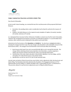 Resolution Calling Measure Election