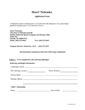 Hearu Nebraska Application Form