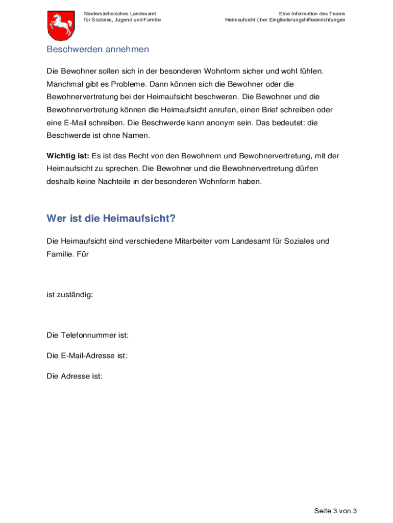 Eine Information des Teams Preview on Page 1