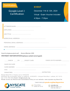 Google Level 2 Certification Registration