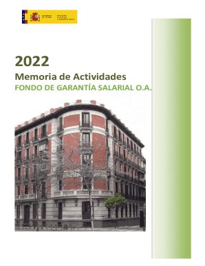Fondo de garanta salarial - estadsticas y memorias