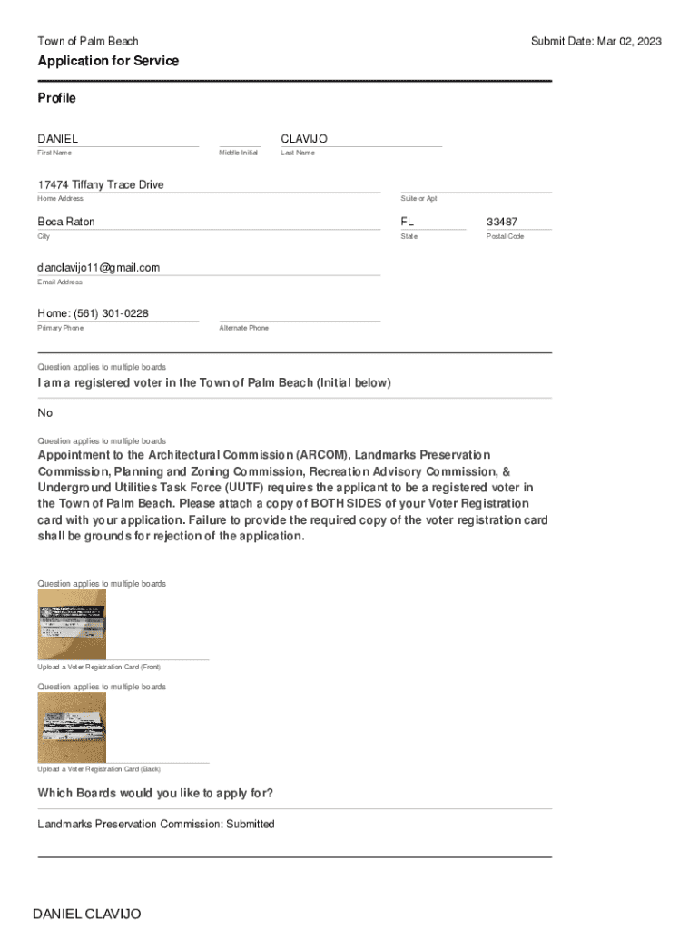 Form preview