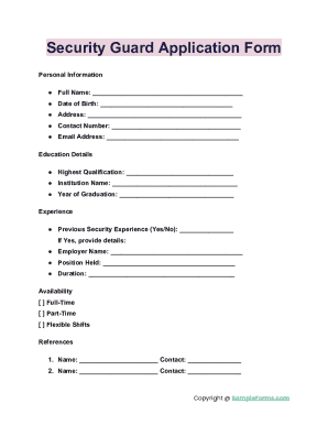 Form preview