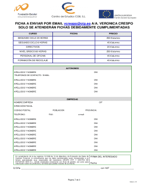 Ficha a enviar por email vcrespootp.es a/a. veronica ...