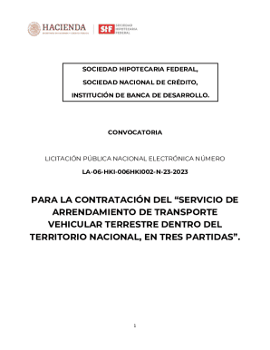 Sociedad hipotecaria federal, sociedad nacional de ...
