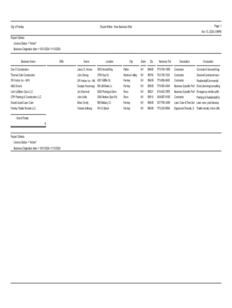 Form preview