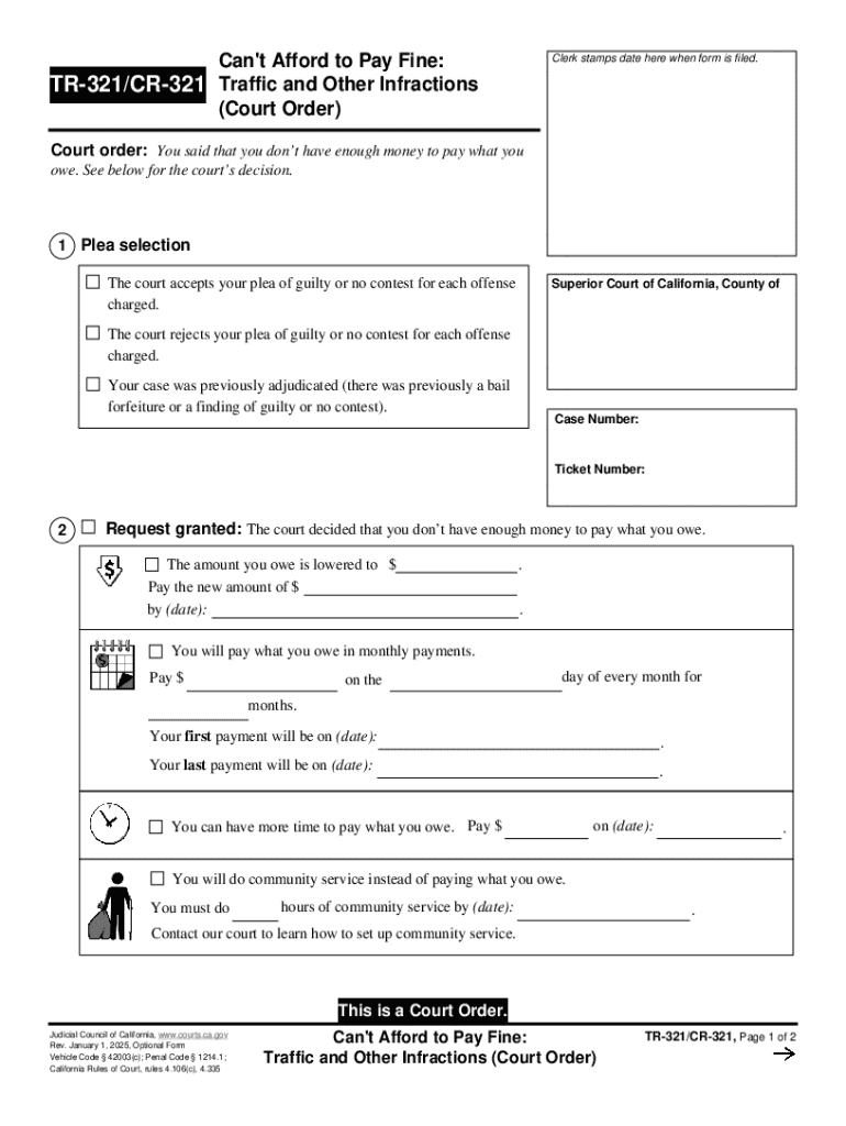 Rule 4 336 - Confidential Can't Afford to Pay Fine Forms Preview on Page 1