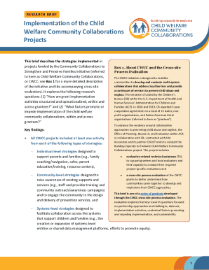 Children's Bureau Building Early Childhood-Child Welfare ...