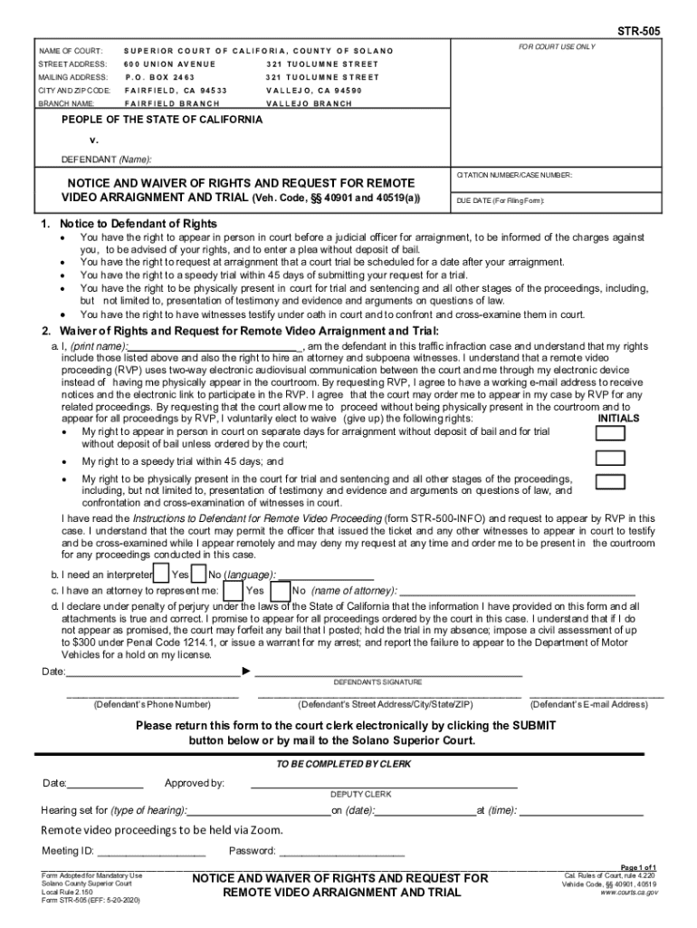 Rule 19 Remote Appearances Preview on Page 1