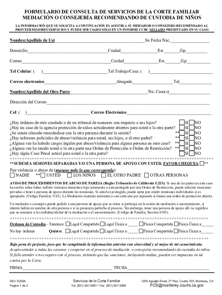 Formularios del Tribunal de Familia de Nueva York Preview on Page 1