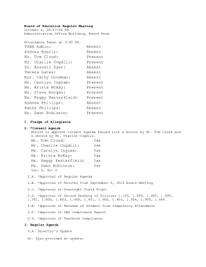 Board of Education Regular Meeting