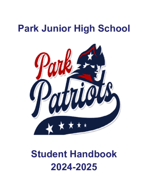 Park Junior High School Student Handbook