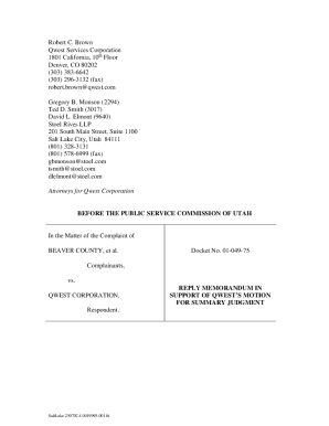 Robert C. Brown - PSCdocs - Utah.gov