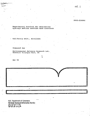 Experimental Protocol for Determining Hydroxyl Radical Reaction Rate Constants