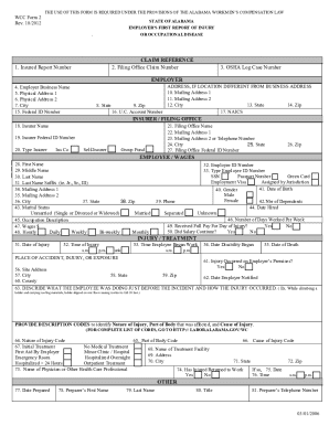 Alabama Workers Compensation Claim Forms &amp; Resources