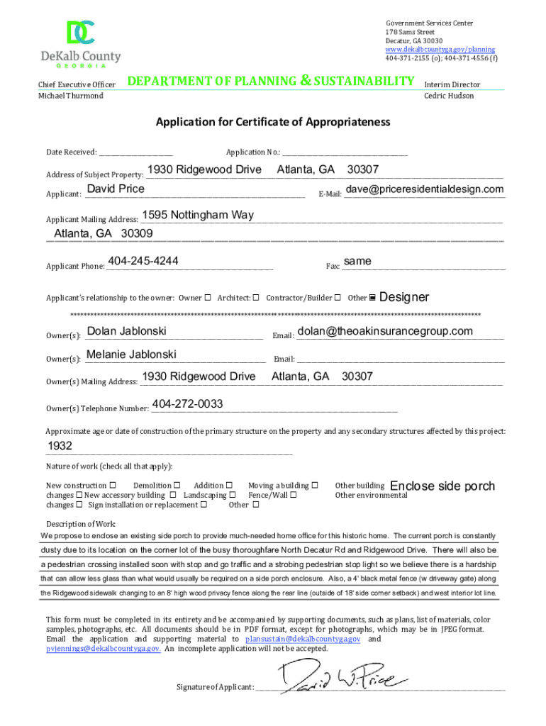 Form preview