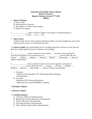 North Riverside Public Library District Board of Trustees Regular ...