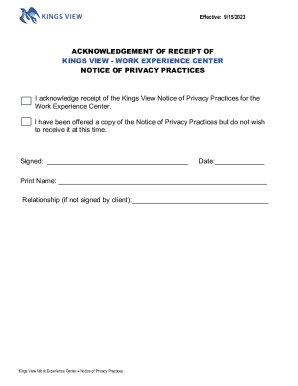 Notice of Privacy Practices