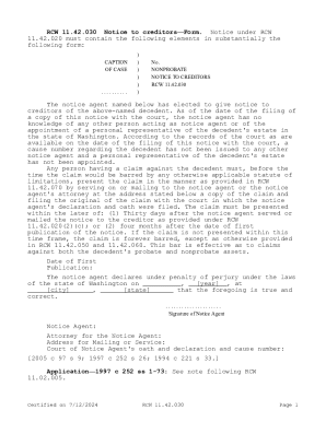 Chapter 11.40 RCW CLAIMS AGAINST ESTATE Sections ...