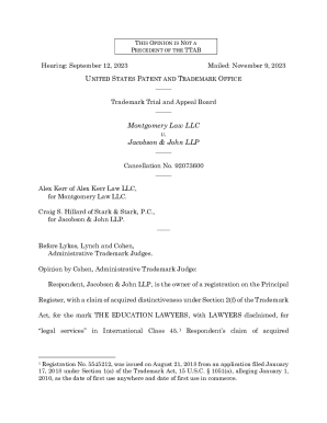 Montgomery Law LLC v. Jacobson &amp; John LLP