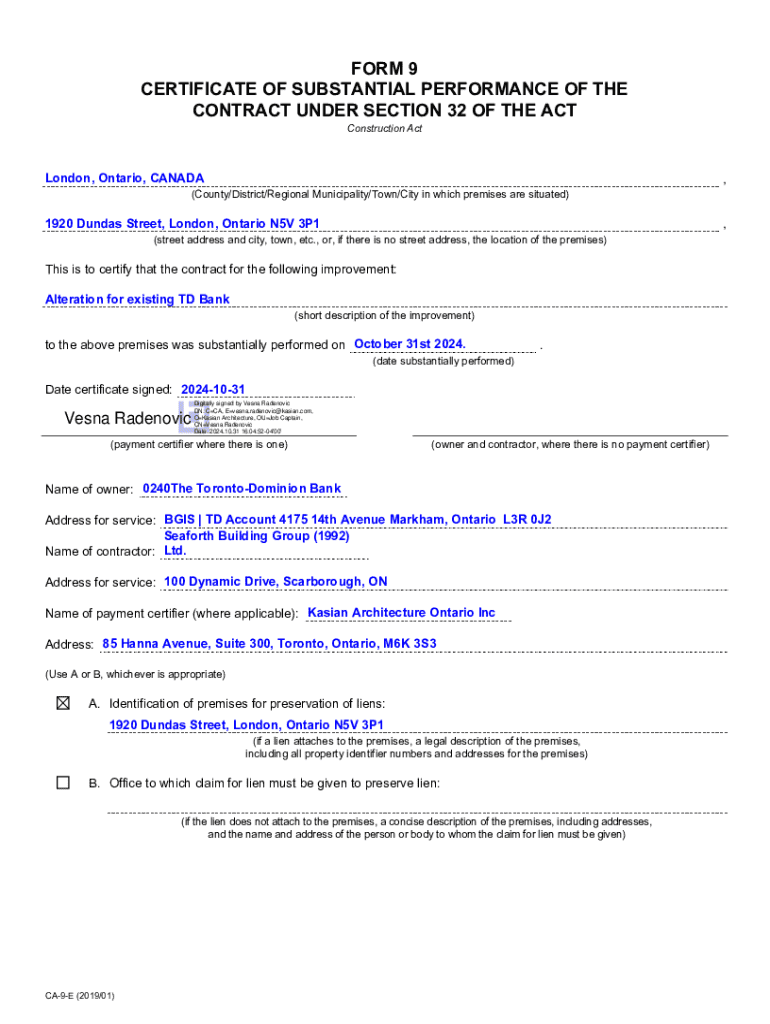 Form preview
