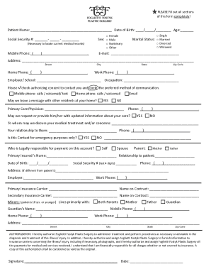 Patient Registration Form