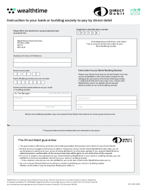 Direct Debit Guarantee The Instruction to your Bank or ...