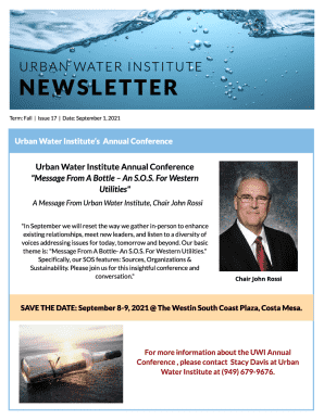 URBAN WATER MANAGEMENT PLAN EAST BAY ...