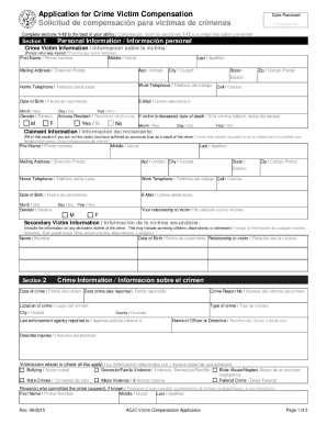 Victim compensation - office for victims of crime