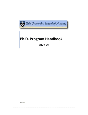 Ph.d. Program Handbook