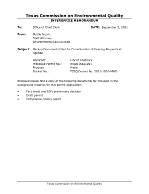 Backup Documents - Tceq Hearing Requests