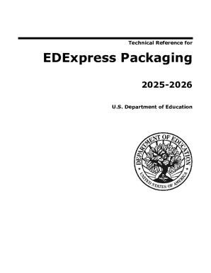 Edexpress Packaging Technical Reference
