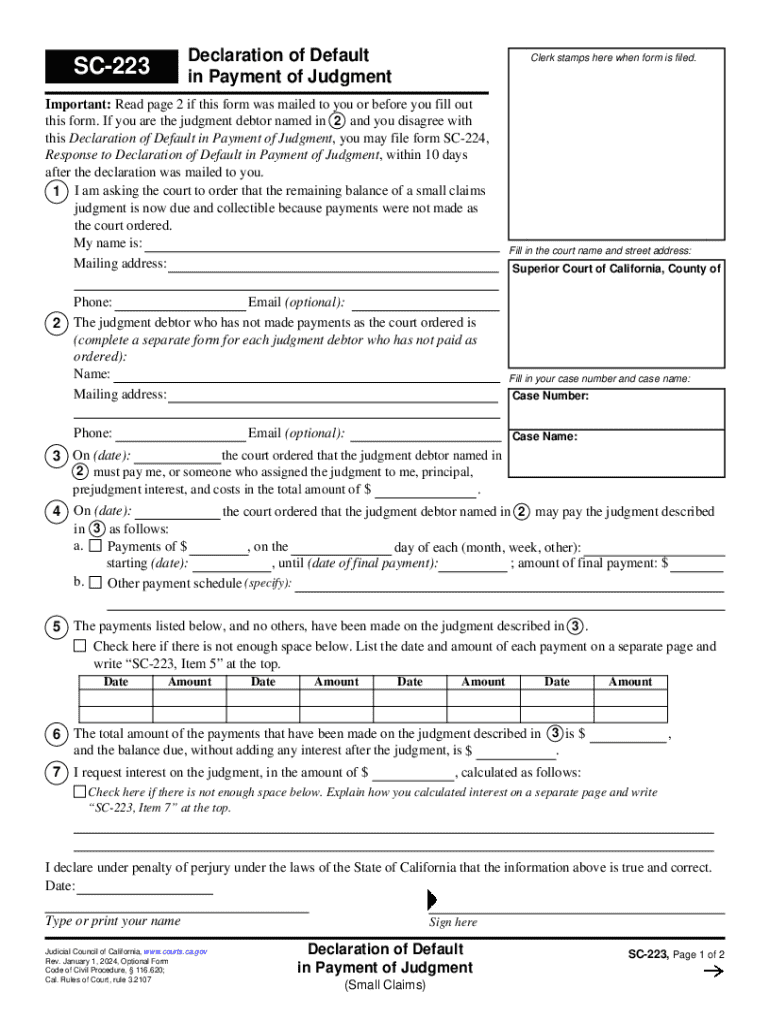 I was mailed a request for default form from a debt collector Preview on Page 1